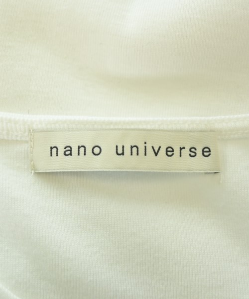 nano UNIVERSE（ナノユニバース）Tシャツ・カットソー 白 サイズ:F レディース/2200670351060
