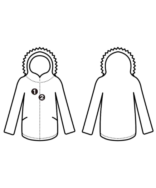 nano UNIVERSE（ナノユニバース）ダウンコート 茶 サイズ:36(S位) レディース/2200669088014