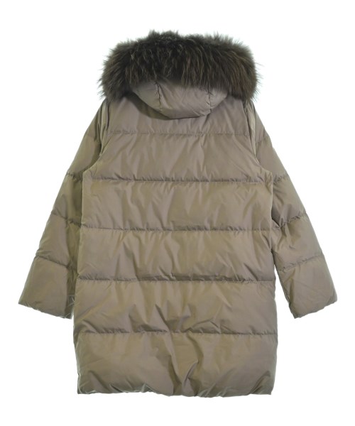 nano UNIVERSE（ナノユニバース）ダウンコート 茶 サイズ:36(S位) レディース/2200669088014