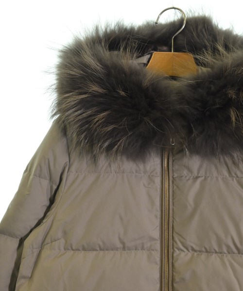 nano UNIVERSE（ナノユニバース）ダウンコート 茶 サイズ:36(S位) レディース/2200669088014