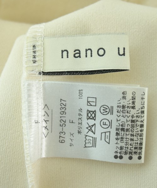 nano UNIVERSE（ナノユニバース）ワンピース 白 サイズ:F レディース/2200672402036