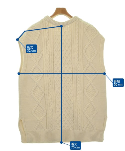 nano UNIVERSE（ナノユニバース）ベスト 白 サイズ:38(M位) レディース/2200666900029