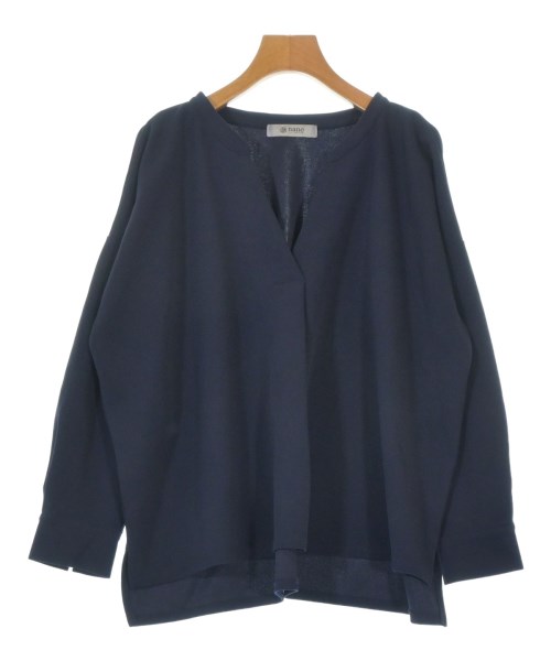 nano UNIVERSE(ナノユニバース)ブラウス 紺 サイズ:F/2200670636013