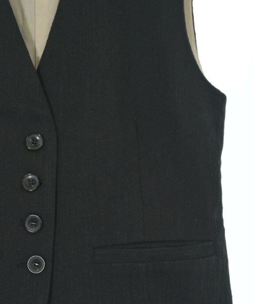 nano UNIVERSE（ナノユニバース）ベスト 黒 サイズ:S レディース/2200672163104