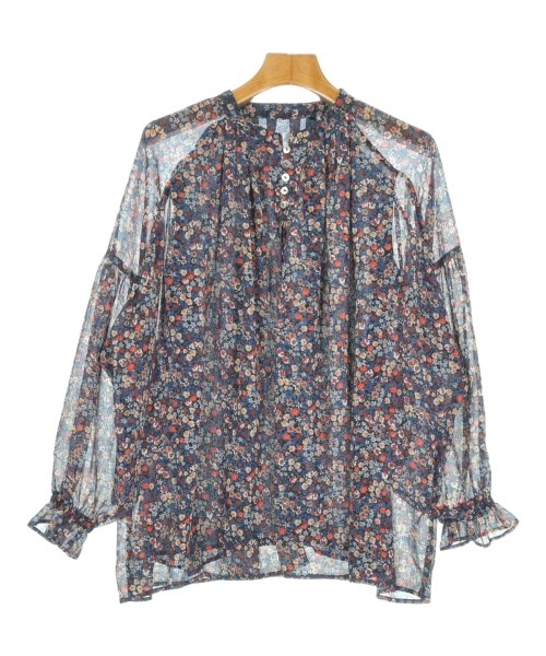 nano UNIVERSE(ナノユニバース)ブラウス 青 サイズ:36(S位)/2200669779042