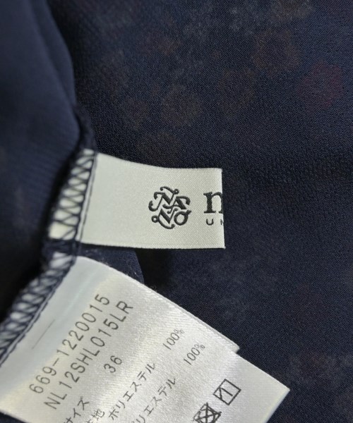 nano UNIVERSE（ナノユニバース）ブラウス 青 サイズ:36(S位) レディース/2200669779042