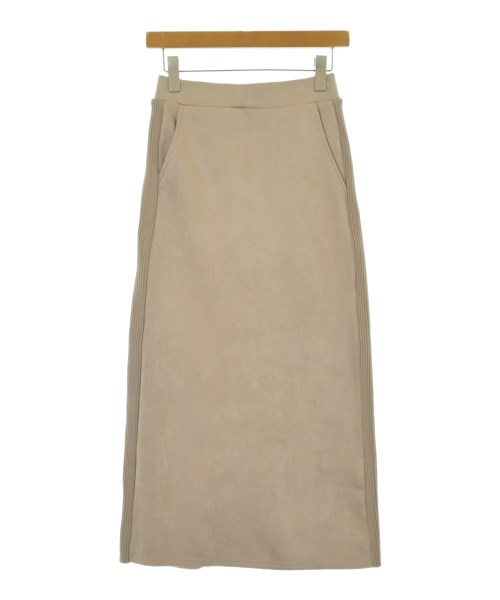 nano UNIVERSE(ナノユニバース)ロング・マキシ丈スカート ベージュ サイズ:F/2200673462022