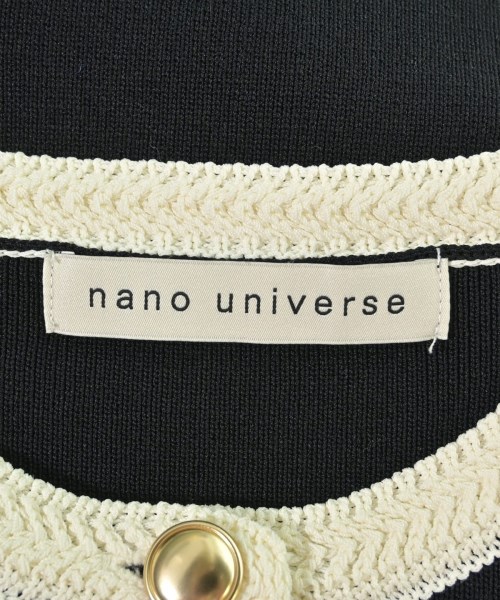 nano UNIVERSE（ナノユニバース）カーディガン 黒 サイズ:F レディース/2200674861022