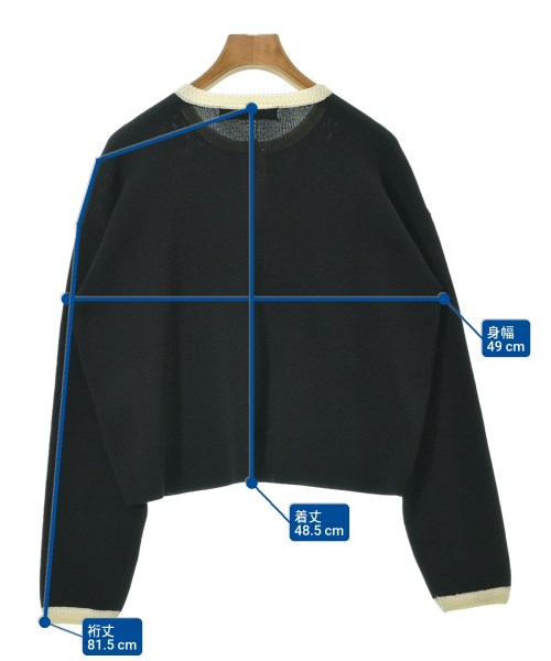 nano UNIVERSE（ナノユニバース）カーディガン 黒 サイズ:F レディース/2200674861022