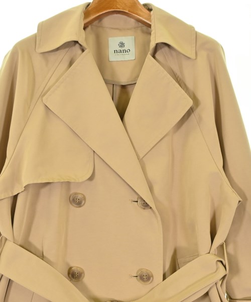 nano UNIVERSE（ナノユニバース）トレンチコート ベージュ サイズ:36(S位) レディース/2200673769022