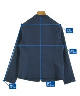 nano UNIVERSE（ナノユニバース）ノーカラージャケット 紺 サイズ:36(S位) レディース/2200674591035