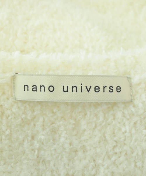 nano UNIVERSE（ナノユニバース）ニット・セーター 白 サイズ:F レディース/2200664282080