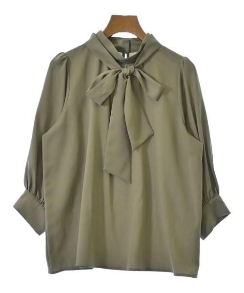 nano UNIVERSE(ナノユニバース)ブラウス カーキ サイズ:F/2200674853010
