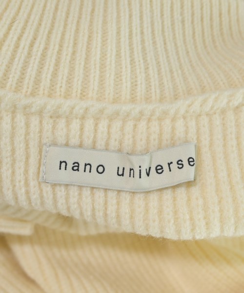 nano UNIVERSE（ナノユニバース）ニット・セーター 白 サイズ:F レディース/2200672409103
