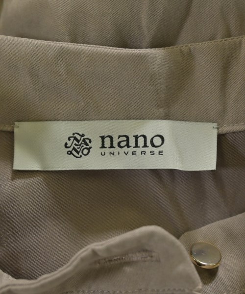 nano UNIVERSE（ナノユニバース）シャツワンピース ベージュ サイズ:38(M位) レディース/2200675142045
