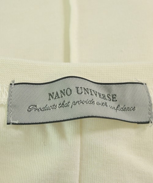 nano UNIVERSE（ナノユニバース）Tシャツ・カットソー 白 サイズ:F レディース/2200675347020