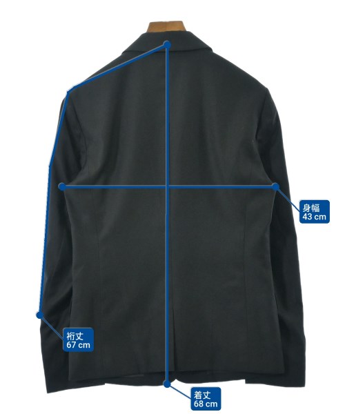 nano UNIVERSE（ナノユニバース）テーラードジャケット 黒 サイズ:S レディース/2200679228028