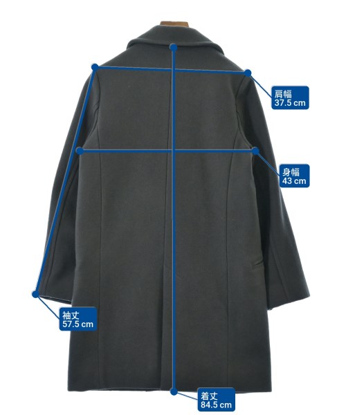 nano UNIVERSE（ナノユニバース）チェスターコート グレー サイズ:36(S位) レディース/2200681160033