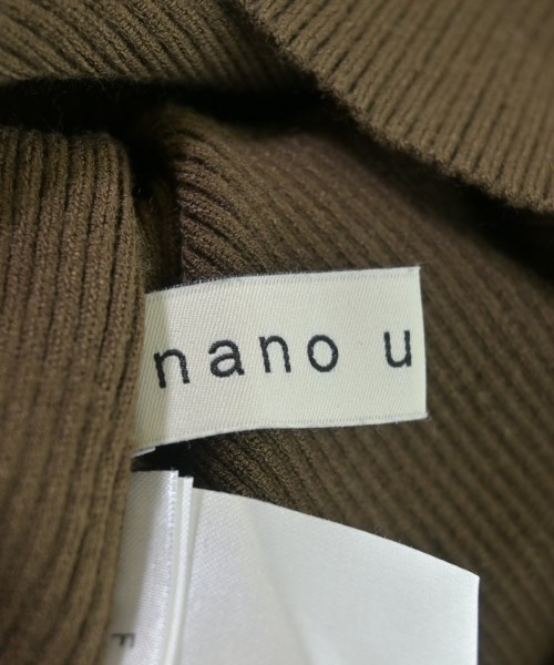 nano UNIVERSE（ナノユニバース）ニット・セーター 茶 サイズ:-(XS位) レディース/2200694628025