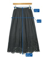 nano UNIVERSE（ナノユニバース）ロング・マキシ丈スカート 黒 サイズ:F レディース/2200690185171