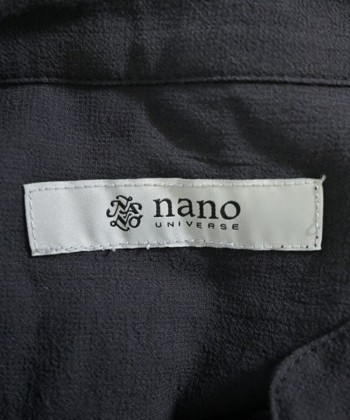 nano UNIVERSE（ナノユニバース）シャツワンピース グレー サイズ:38(M位) レディース/2200691087108