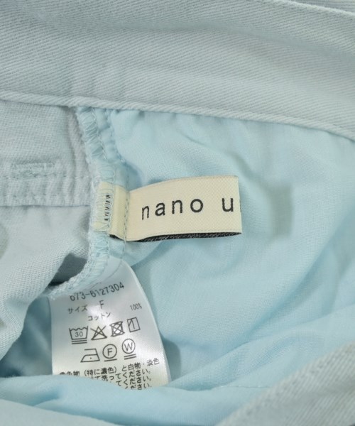 nano UNIVERSE（ナノユニバース）デニムパンツ 青 サイズ:F レディース/2200676431278