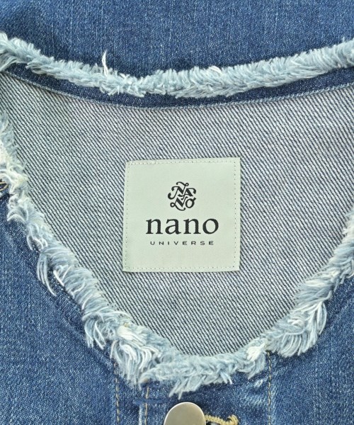 nano UNIVERSE（ナノユニバース）デニムジャケット 青 サイズ:36(S位) レディース/2200697609021