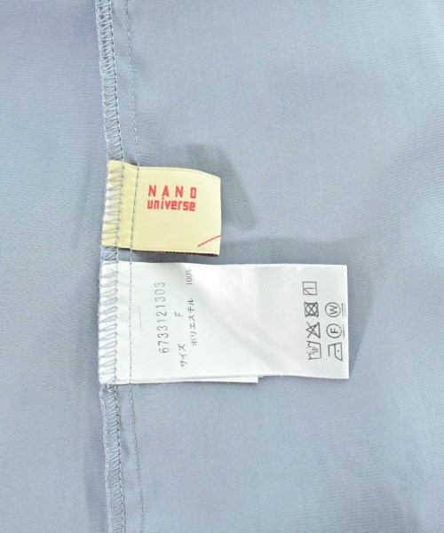 nano UNIVERSE（ナノユニバース）ブラウス 青 サイズ:F レディース/2200697609045