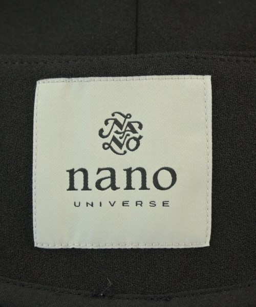 nano UNIVERSE（ナノユニバース）ノーカラージャケット 黒 サイズ:40(L位) レディース/2200693873044