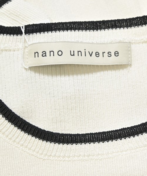 nano UNIVERSE（ナノユニバース）ニット・セーター 白 サイズ:F レディース/2200692722169
