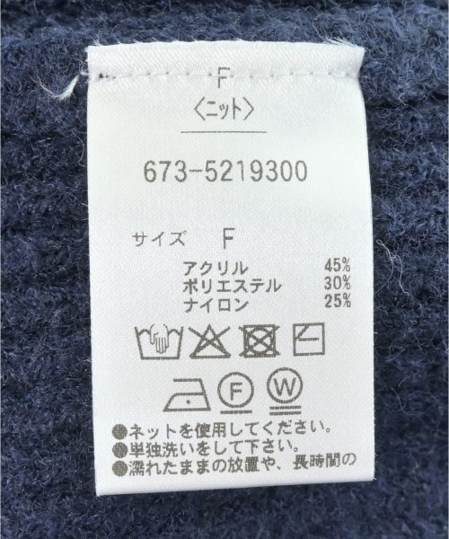 nano UNIVERSE（ナノユニバース）ワンピース 紺 サイズ:F レディース/2200697889034