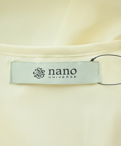 nano UNIVERSE（ナノユニバース）ブラウス 黄 サイズ:F レディース/2200696117060
