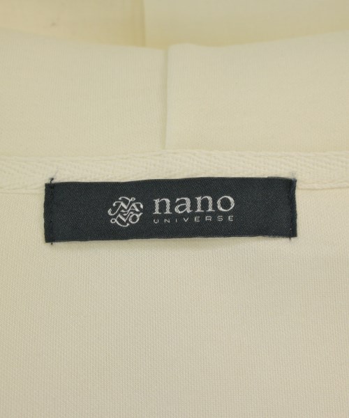 nano UNIVERSE（ナノユニバース）パーカー 白 サイズ:F レディース/2200649965014