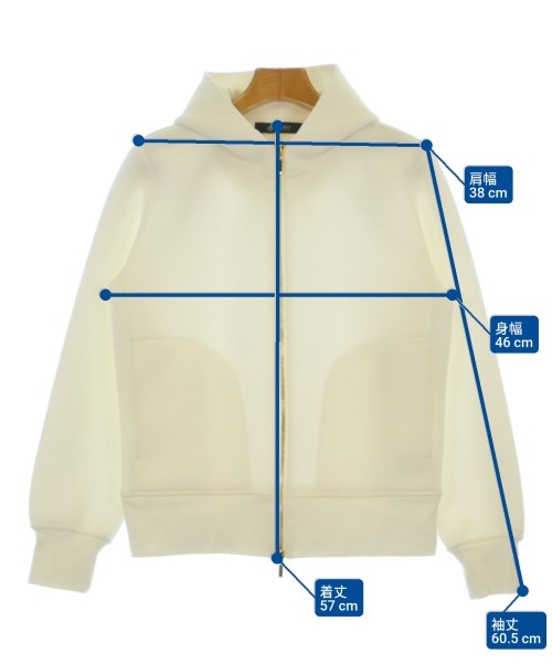 nano UNIVERSE（ナノユニバース）パーカー 白 サイズ:F レディース/2200649965014