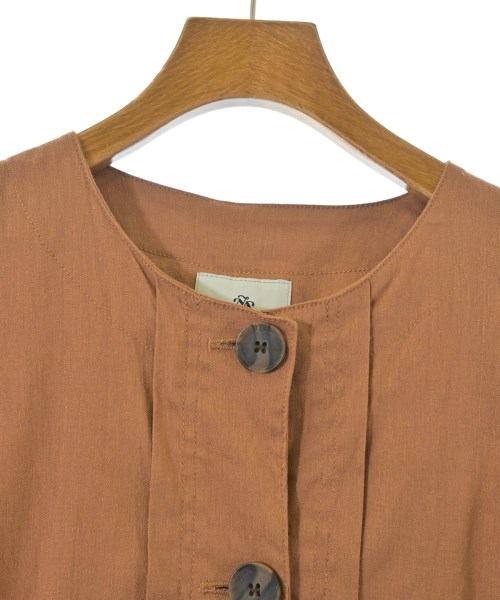 nano UNIVERSE（ナノユニバース）ブラウス 茶 サイズ:38(M位) レディース/2200651921022