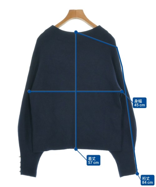 nano UNIVERSE（ナノユニバース）ニット・セーター 紺 サイズ:F レディース/2200650841079