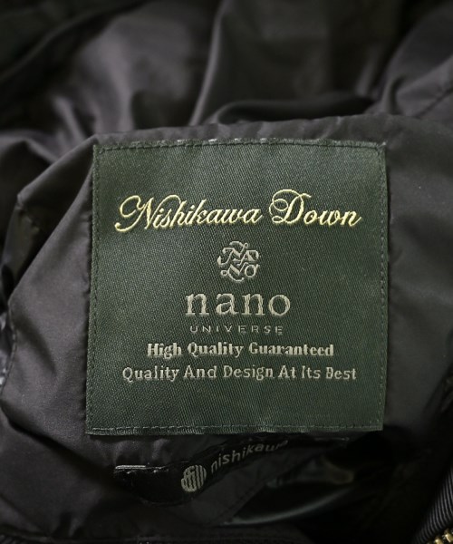 nano UNIVERSE（ナノユニバース）ダウンジャケット/ダウンベスト 黒 サイズ:36(S位) レディース/2200649954018