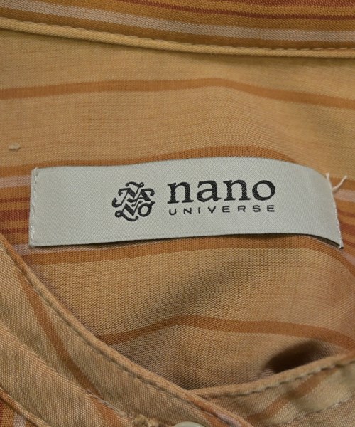 nano UNIVERSE（ナノユニバース）カジュアルシャツ オレンジ サイズ:36(S位) レディース/2200652993011