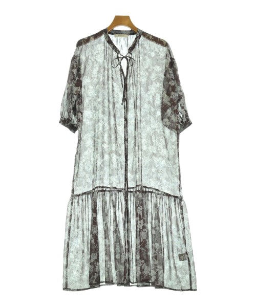 nano UNIVERSE(ナノユニバース)シャツワンピース 茶 サイズ:38(M位)/2200658143045