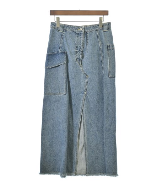 nano UNIVERSE(ナノユニバース)ロング・マキシ丈スカート 青 サイズ:2(M位)/2200658553059