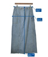 nano UNIVERSE（ナノユニバース）ロング・マキシ丈スカート 青 サイズ:2(M位) レディース/2200658553059