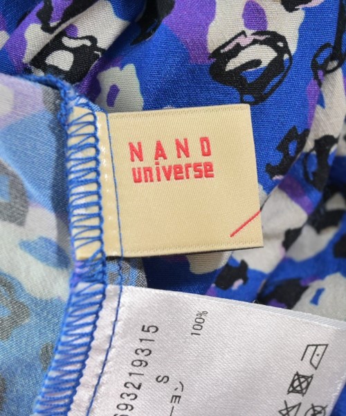 nano UNIVERSE（ナノユニバース）ワンピース 青 サイズ:S レディース/2200658553257