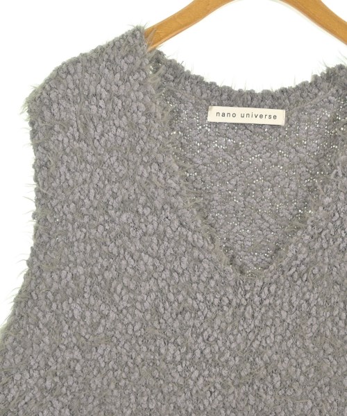 nano UNIVERSE（ナノユニバース）ベスト グレー サイズ:F レディース/2200658553301
