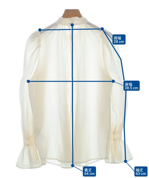 nano UNIVERSE（ナノユニバース）ブラウス 白 サイズ:1(S位) レディース/2200658553356