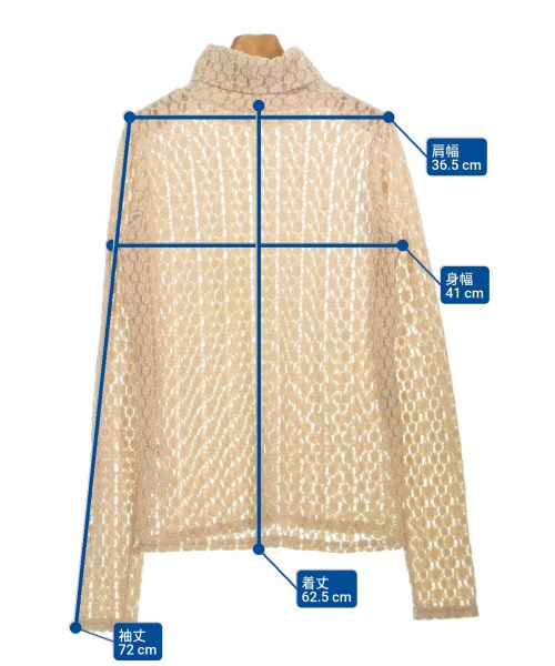 nano UNIVERSE（ナノユニバース）Tシャツ・カットソー ベージュ サイズ:F レディース/2200658659027