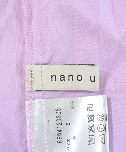 nano UNIVERSE（ナノユニバース）ブラウス ピンク サイズ:S レディース/2200653200149
