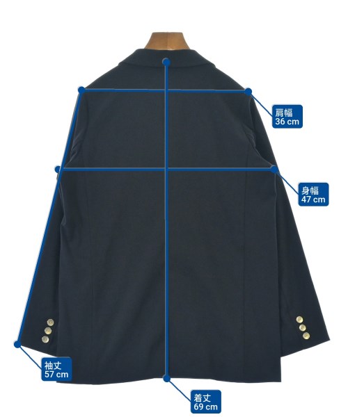 nano UNIVERSE（ナノユニバース）ジャケット 紺 サイズ:1(S位) レディース/2200657628017