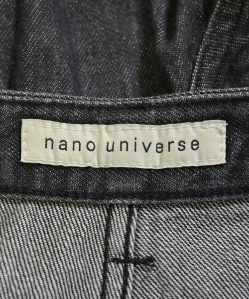 nano UNIVERSE（ナノユニバース）デニムパンツ 黒 サイズ:M レディース/2200705093019