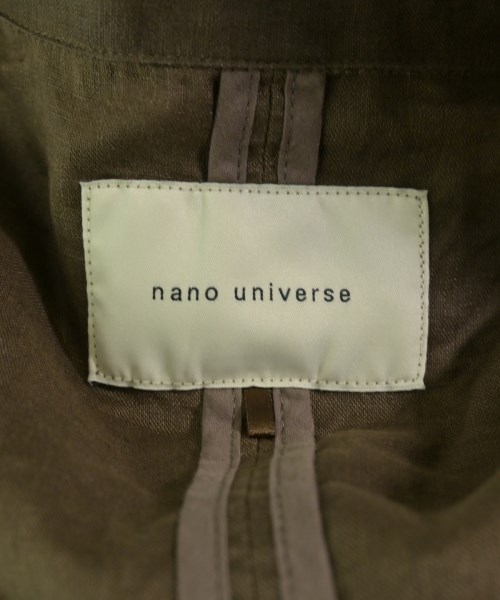 nano UNIVERSE（ナノユニバース）カジュアルジャケット 茶 サイズ:M レディース/2200710903051