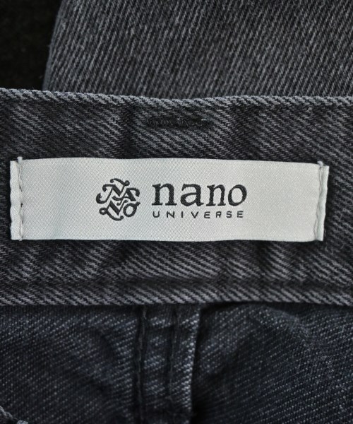 nano UNIVERSE（ナノユニバース）デニムパンツ 黒 サイズ:38(M位) レディース/2200709710028